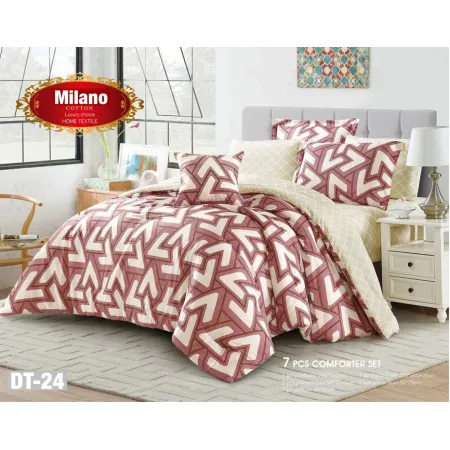 Milanobedlinen Comforter DT 100% Cotton 7pcs Set